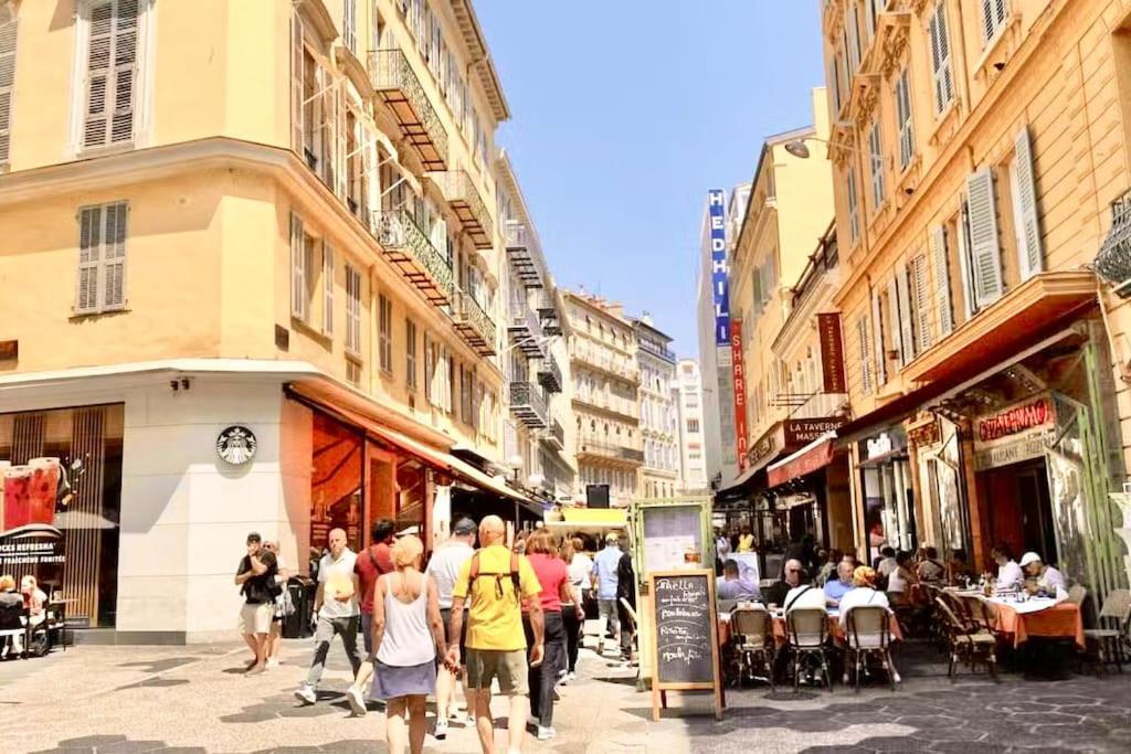 Center 2 Min Walk To Quiet Sunny Balcony Apartamento Nice